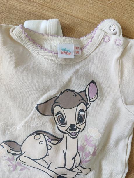 Body s krátkym rukávom 2ks, disney,80