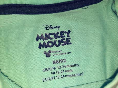 Letné pyžamo mickey mouse 86/92, disney,92