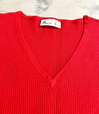 Pestrý bavlnený pulóvrik-3/4 rukáv, bhs,l