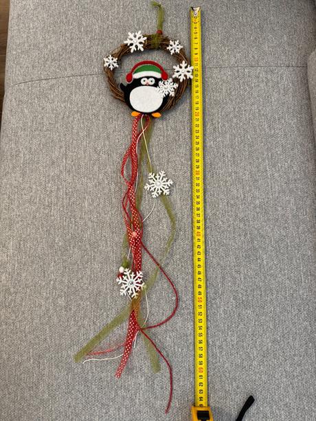 Vianočná dekorácia na dvere, 