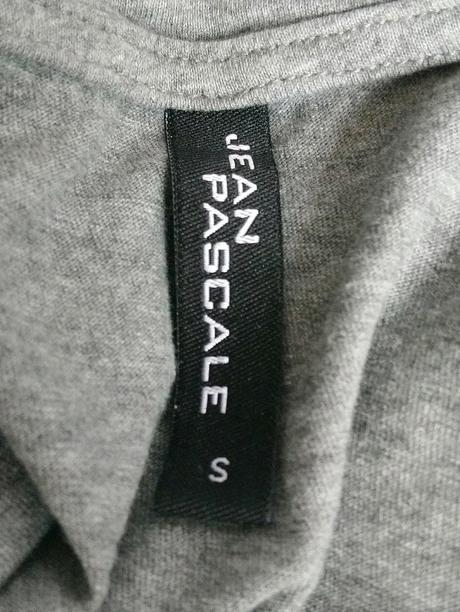 Dámsky tmavo sivý top s motívom, jean pascale, s