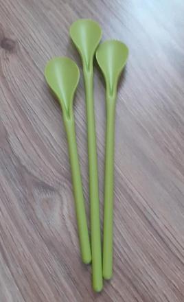 3 šikovné lyžice - varešky v tvare listov,