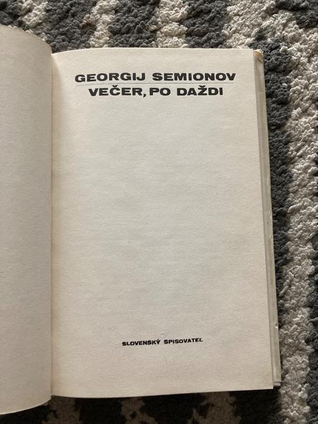 Večer, po daždi - semionov georgij (1974),