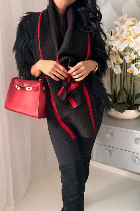 Fendi - kvalitný šál, 