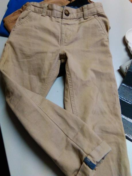 Parádne nohavice pre 3-4 r., 104–116