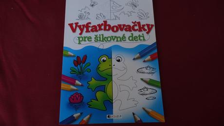 Nova kniha vyfarbovacky pre sikovne deti,