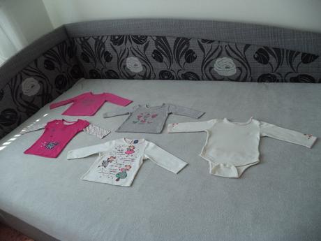 4 x tričko s dlhým rukávom a body k tomu, 74, early days,74