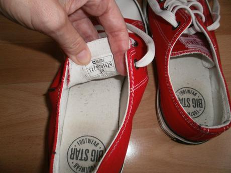 Kvalitné plátené tenisky bigstar, 38