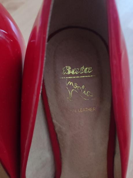 Červené lodičky 40, baťa,40