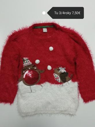 Vianočný sveter s vtáčikmi, 104