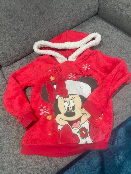 Plyšová mikina vianočná mickey, disney,128