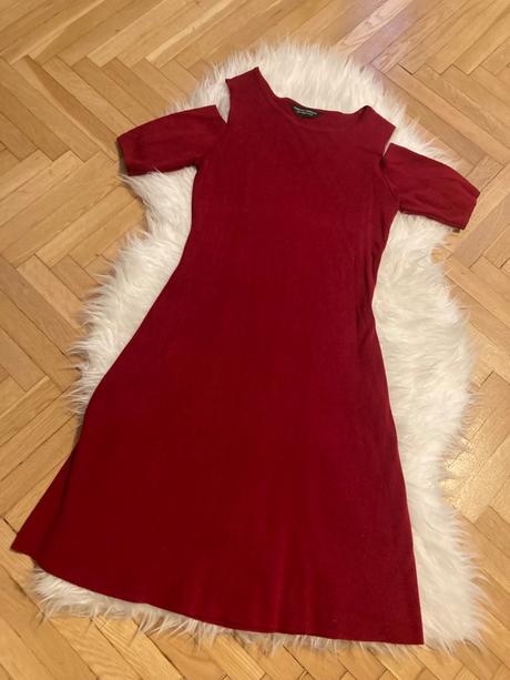 Červené šaty - dorothy perkins - odrkyté ramená, dorothy perkins,158