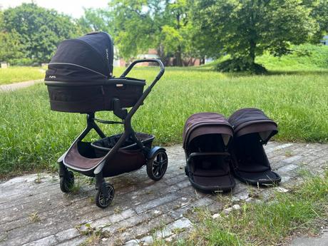 Nuna demi grow súrodenecký kočík vanička+2sedačky, nuna,nuna demi grow