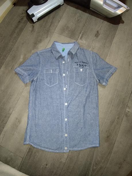 Košeľa s krátkym rukávom benetton, benetton,140