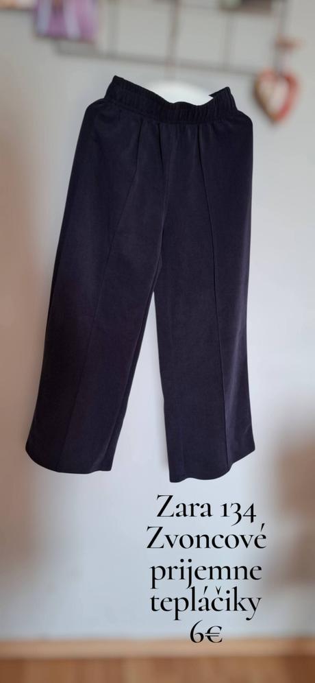 Zara zvoncové teplaky, zara,134