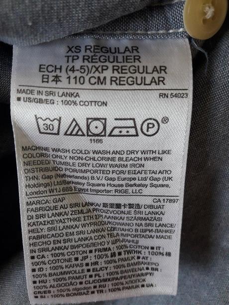 Gap košieľka 4-5r., gap,110