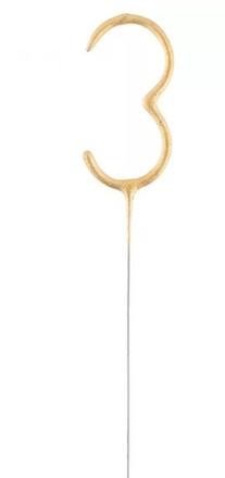 Tortový zápich prskavka č.3 - skladom, mlg123104,