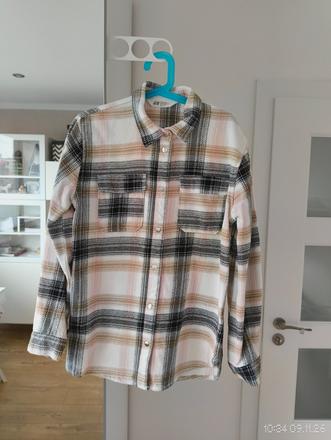 Oversize košeľová bunda - h&m, veľ. 146, h&m,146