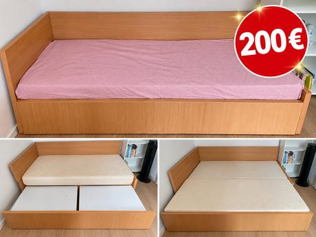 Rozkladacia . rozťahovacia.  postel, šírka (cm): 80,dĺžka (cm): 200