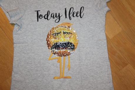 Tričko s meniacimi sa flitríkmi, next,140