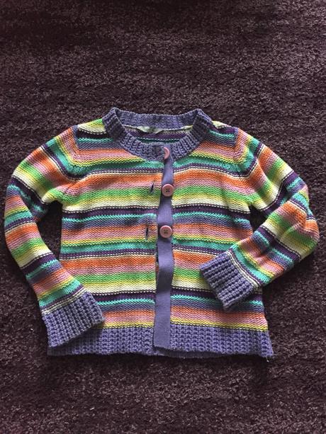 Farebny pleteny svetrik, lindex,110