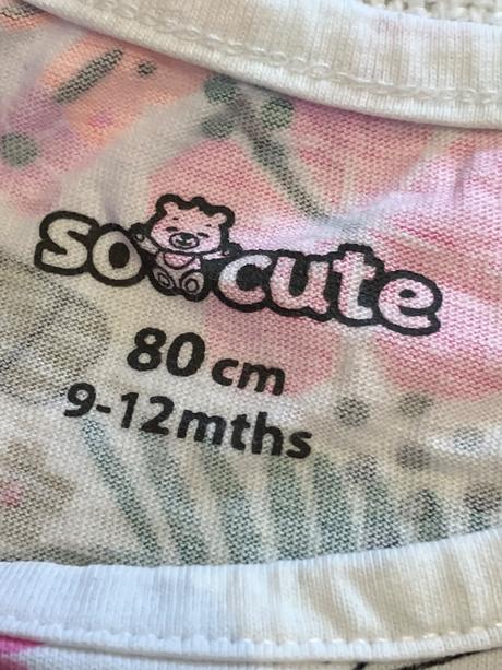 Dievčenské body vzorované so cute (80), 80