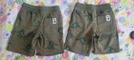 Kratase dvojicky motív dinosaurus, palomino,116