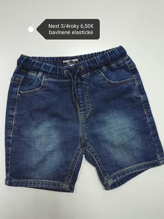 Bavlnené rifľové kraťasy next, next,104