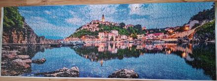 Puzzle dino chorvátsko krk vrbnik 1000, 