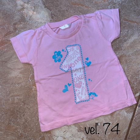 Tricko s cislicou - 1 rok, 74