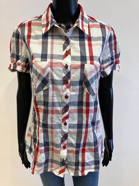 Dámska kockovaná košeľa rouge avenue (xl), xl