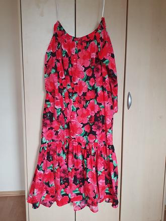 Maxi šaty s volánmi, 44 / 45 / 46 / l / xl