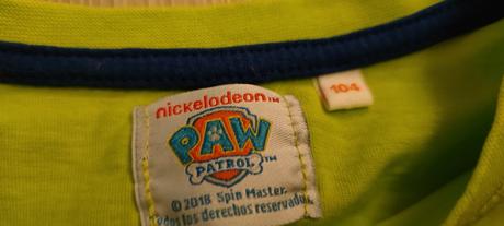 Tričko paw petrol, nickelodeon,104