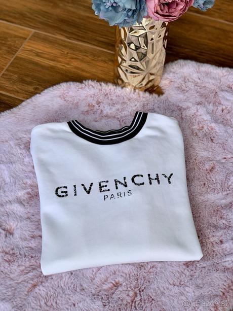 Biela givenchy mikina, xs