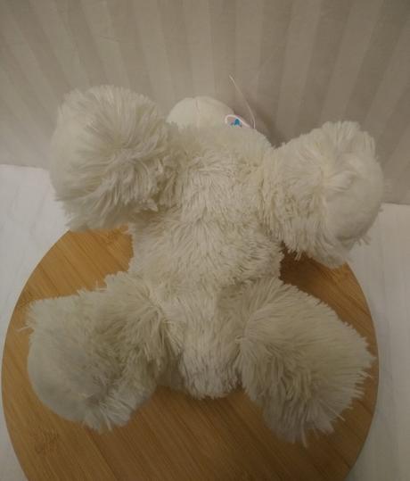 Plyšová biela bečiaca ovečka, 25 cm,