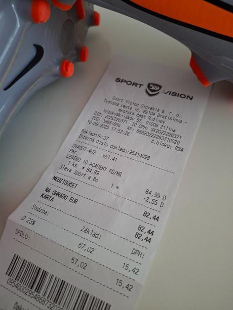 Kopačky nike č.41 ešte 2 roky v záruke s dokladom, nike,41