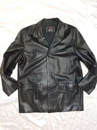 Style panska kvalitna kožena bunda, l