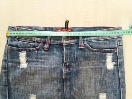 Riflová minisukňa, 28