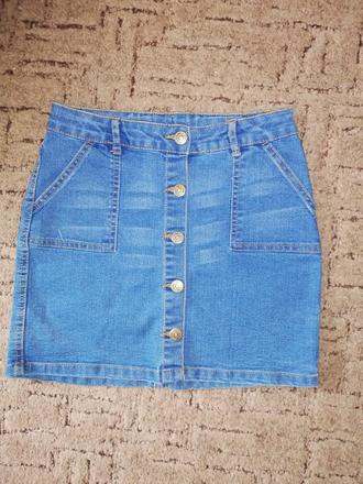 Riflová suknička, 146