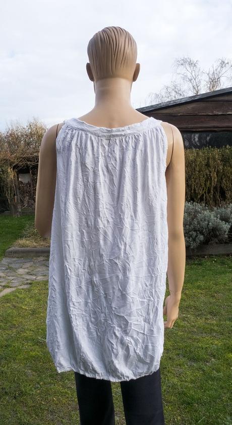 Predĺžený bavlnený top 48/50, 48