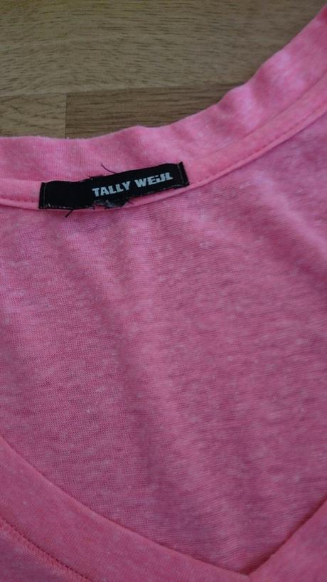 Neónovo ružové tričko tally weijl, tally weijl,s