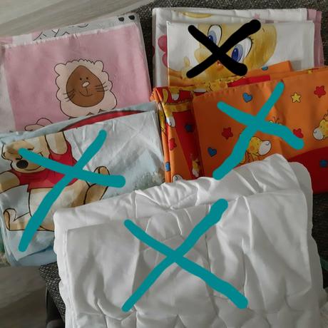 1x detská obliečka na vankúš a paplón, 