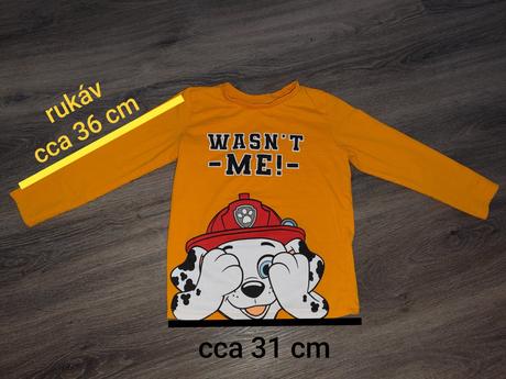 Tričko s marshallom (labková patrola), sinsay,116