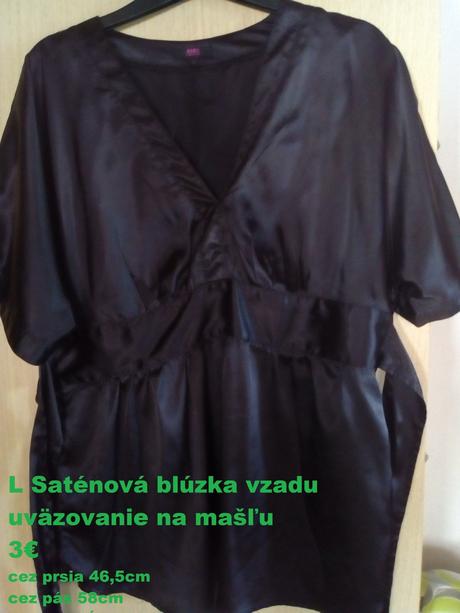 Saténová blúzka l, l