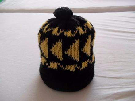 Vlnená čapica - obvod 40 cm (56 cm natiahnuté), 56