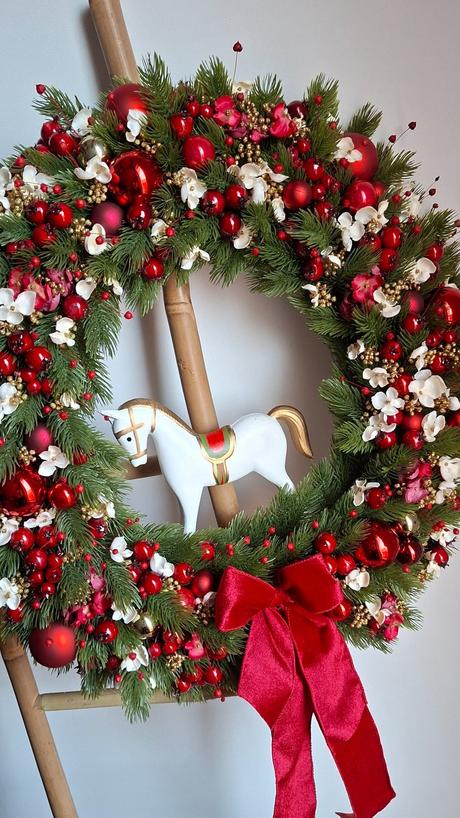 Vianočný veniec,priemer 70cm, 