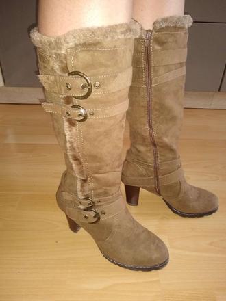 Hnedé čižmy, graceland,41