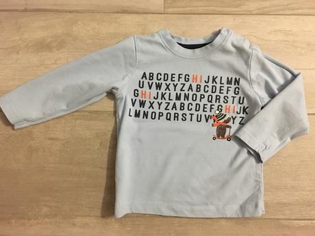 Abecedove tričko, nutmeg,86