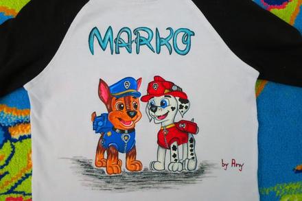 Maľované tričká, 56 - 182