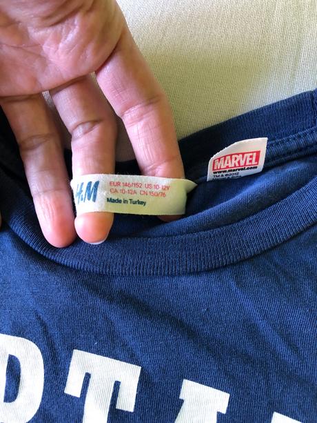 Tričko capitan amerika 10-12r.146/152, h&m,146